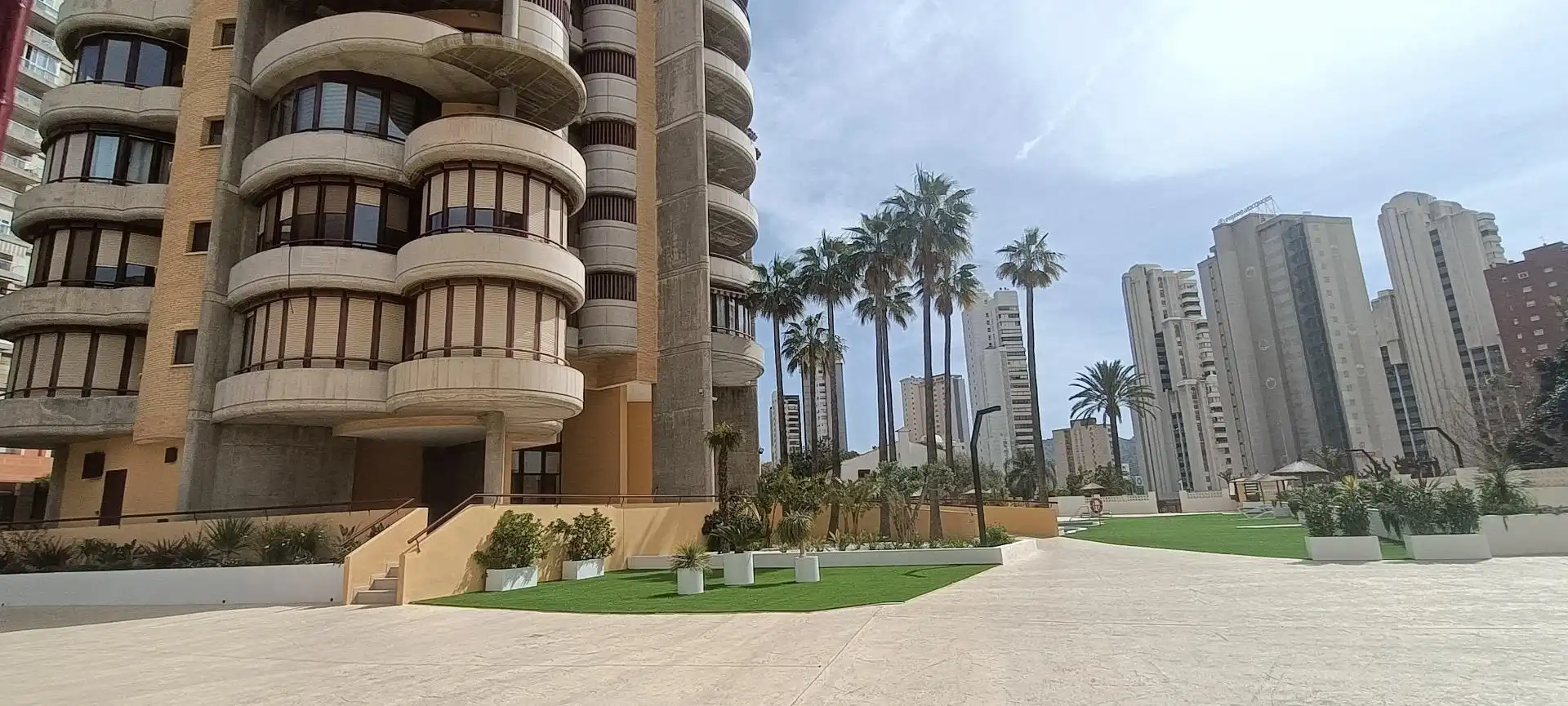 Exterior view of Apartments for sale in Benidorm  with Air Conditioner, Private garden and Terrace