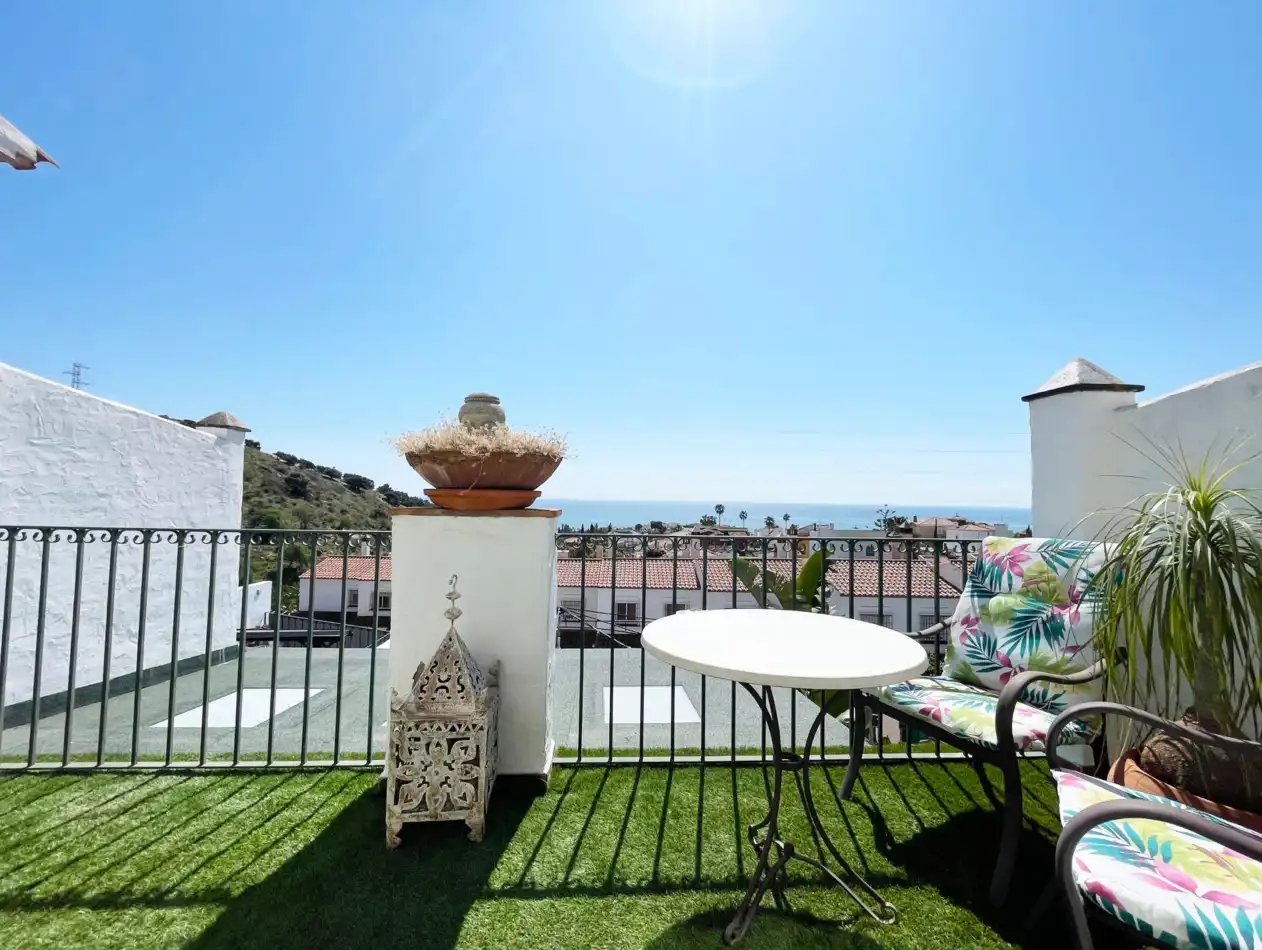 Terraza de Casa adosada en venta en Rincón de la Victoria con Jardín privado, Terraza y Trastero