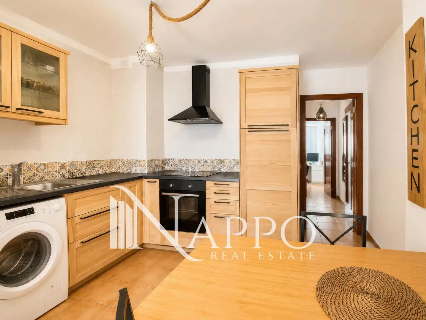 Küche von Maisonette zum Verkauf in  Palma de Mallorca mit Klimaanlage, Heizung und Möbliert