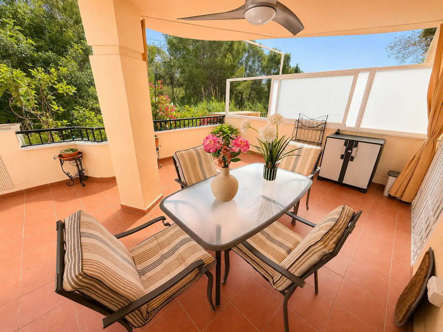 Terrace of Apartments for rent in Altea  with Air Conditioner, Heating and Terrace