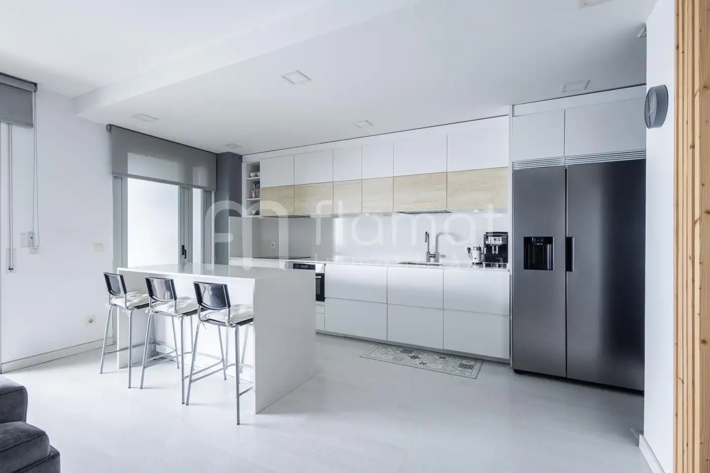 Cocina de Ático en venta en Montgat con Aire acondicionado, Calefacción y Parquet