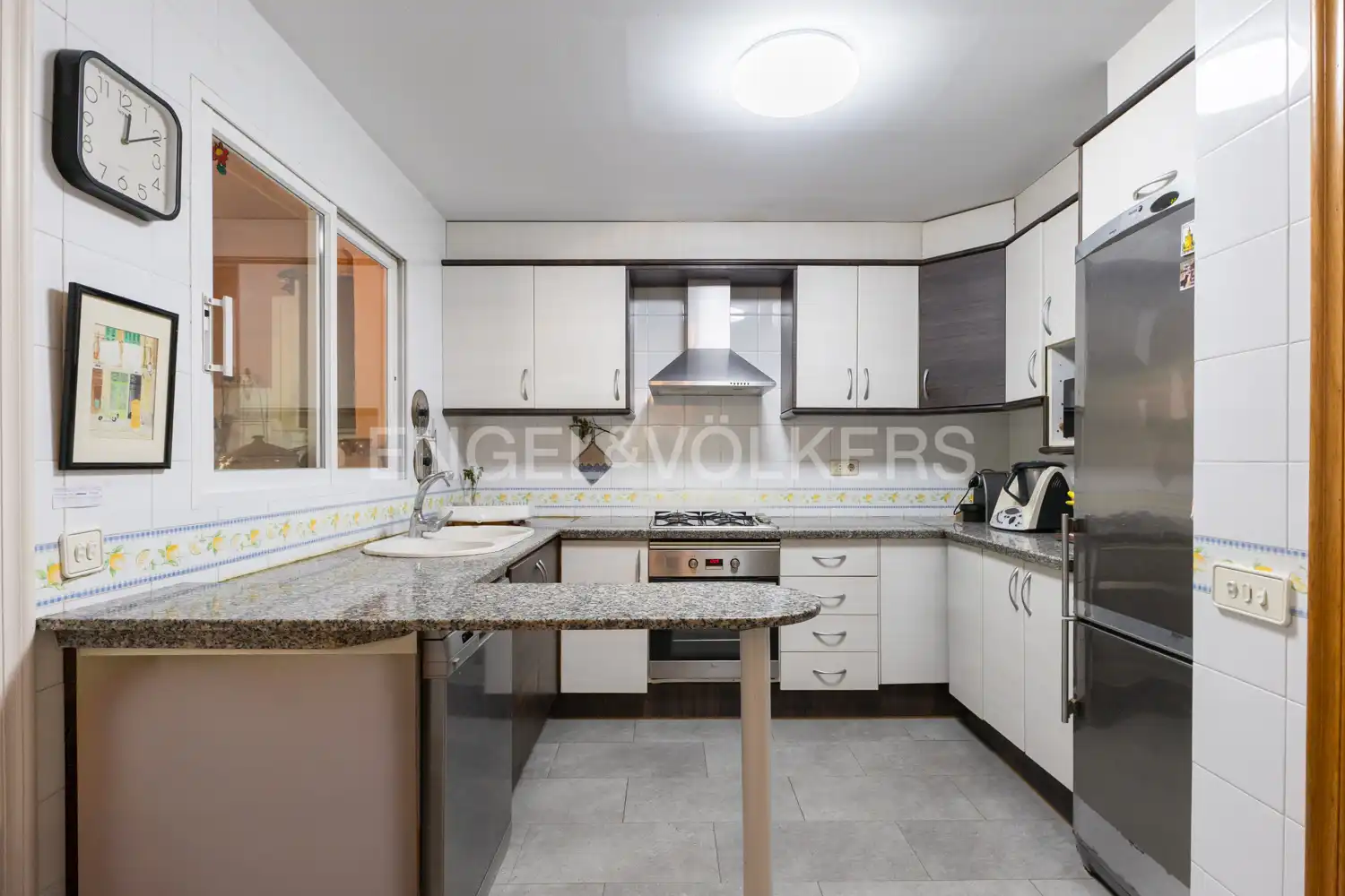 Cocina de Casa o chalet en venta en Castellón de la Plana / Castelló de la Plana con Aire acondicionado, Calefacción y Jardín privado