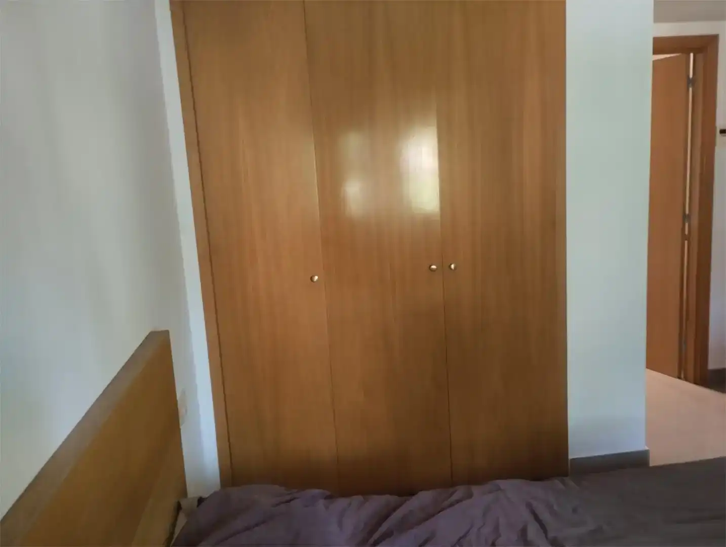 Schlafzimmer von Wohnung zur untervermieten in Sabadell mit Klimaanlage, Parkett und Möbliert