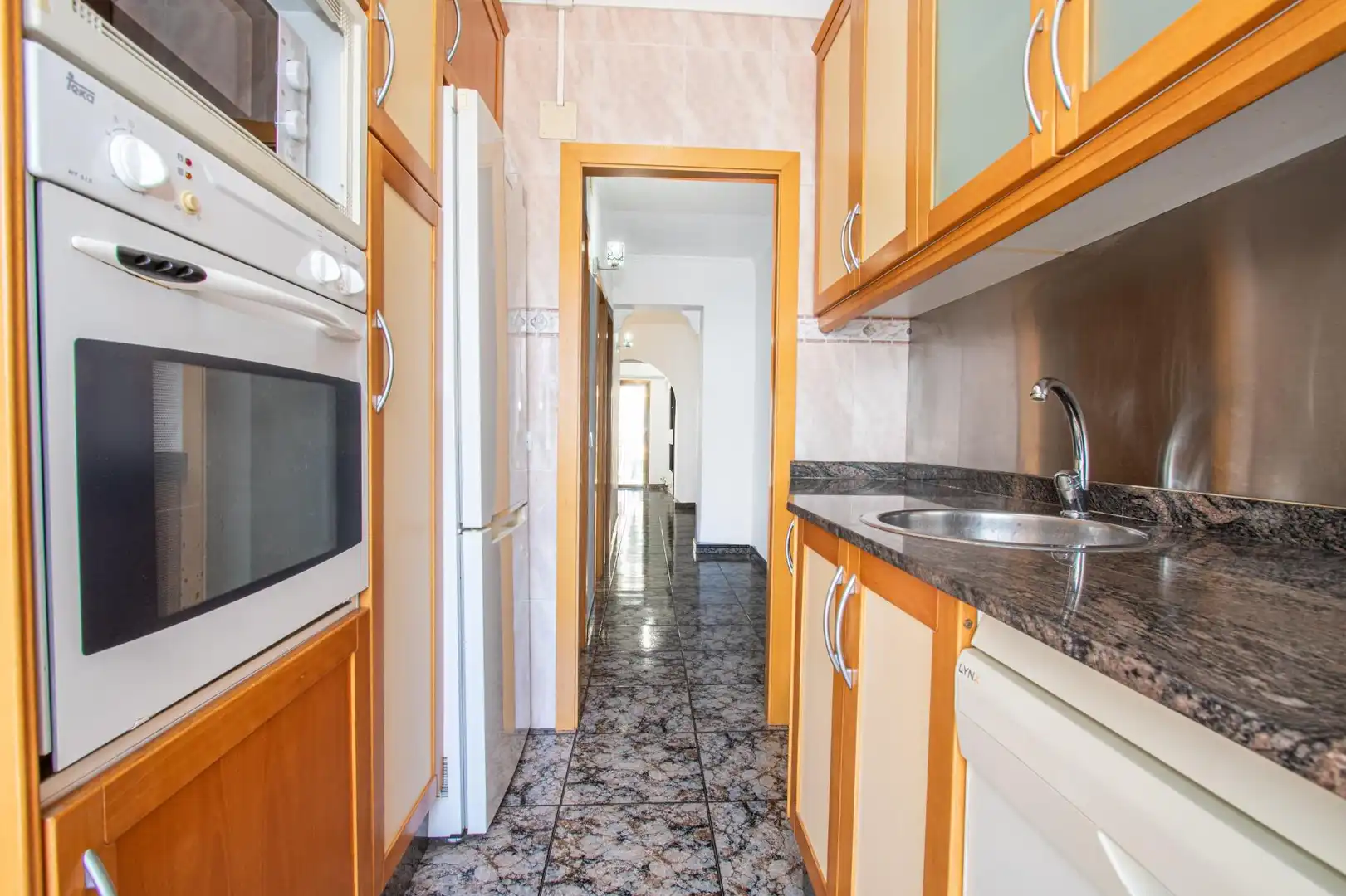 Kitchen of Flat for sale in  Palma de Mallorca  with Air Conditioner, Furnished and Balcony