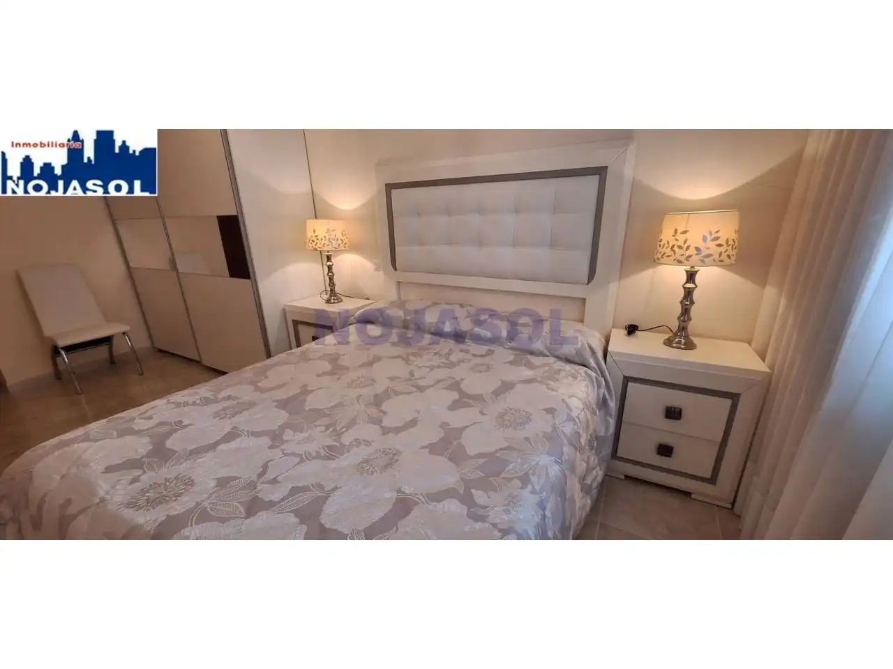 Bedroom of Flat for rent in Noja  with Heating, Terrace and Furnished