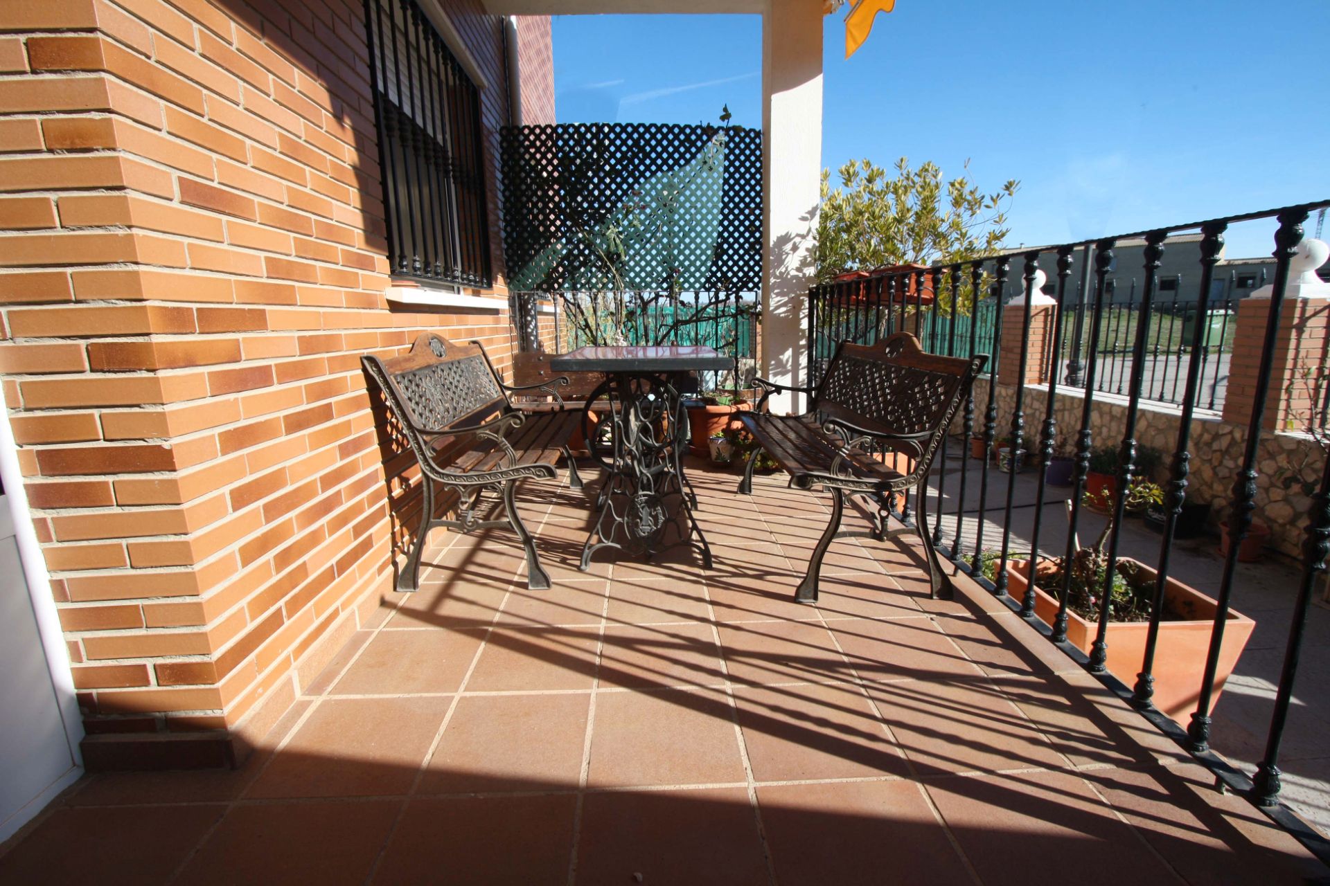 Terrace of Houses for sale in Casas de Juan Núñez  with Air Conditioner, Heating and Private garden