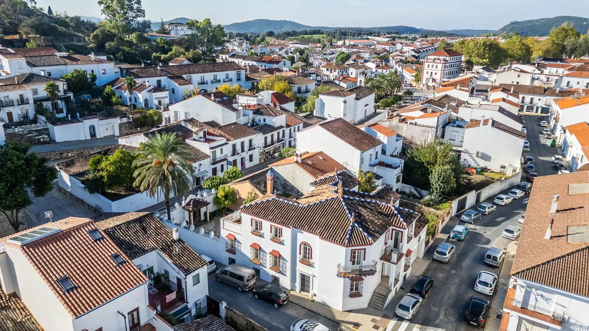 Vista exterior de Casa o chalet de alquiler en Aracena con Aire acondicionado, Jardín privado y Terraza