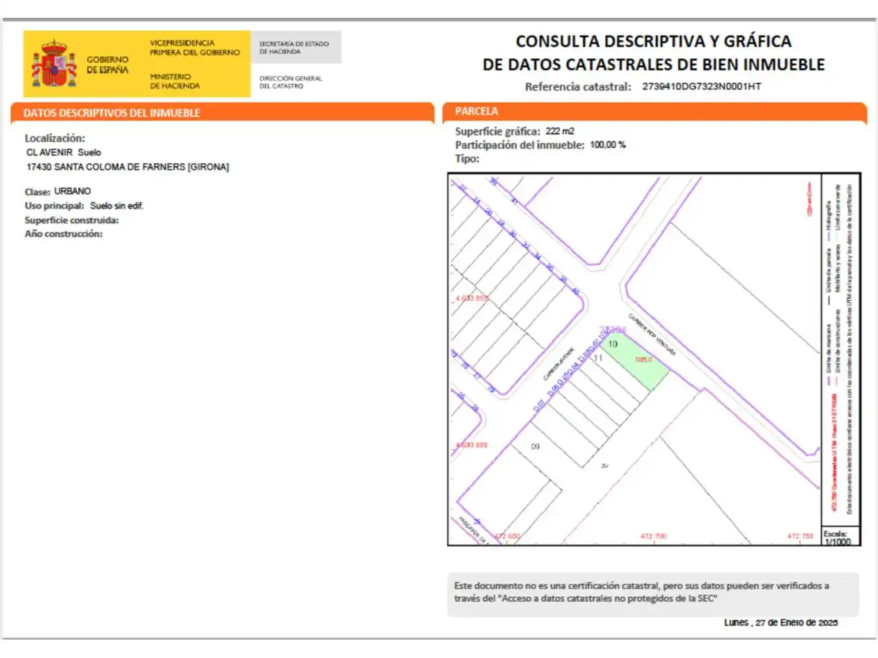Terreno rustico in vendita a Calle CORO DE FARNERS PARC