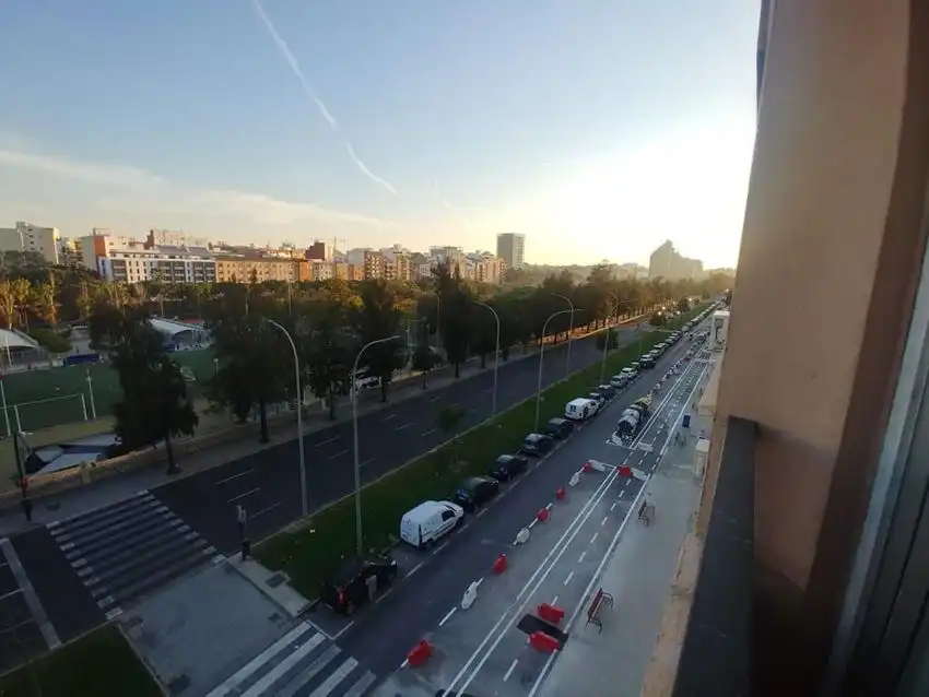 Exterior view of Flat for sale in Valencia  with Air Conditioner
