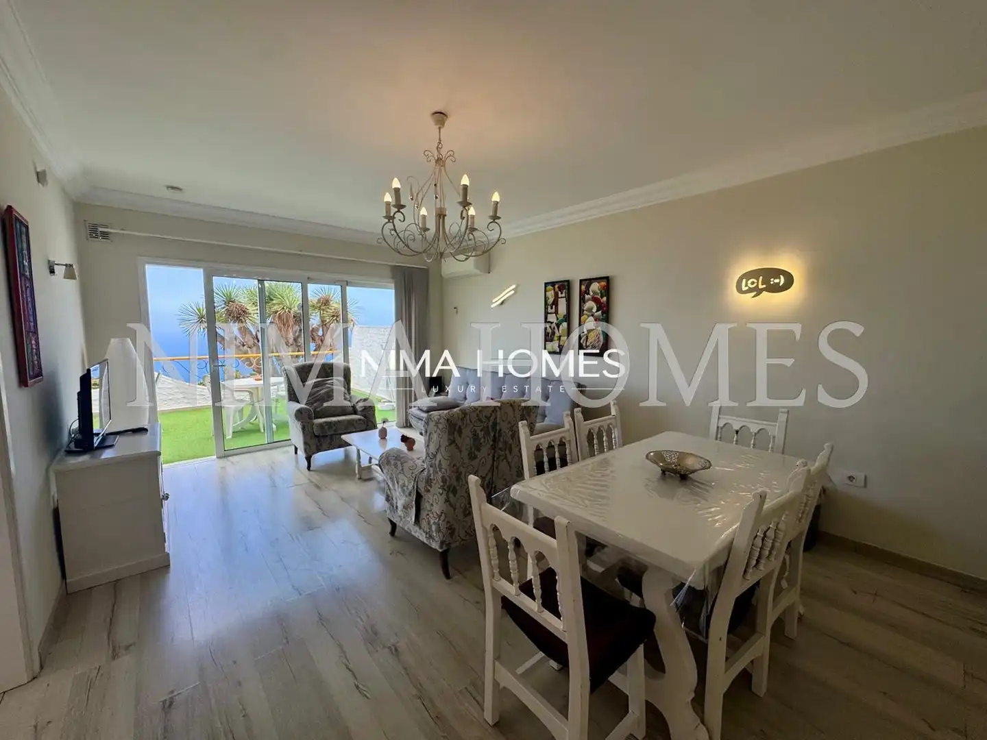 Dining room of Apartments for sale in Tacoronte  with Air Conditioner, Terrace and Alarm