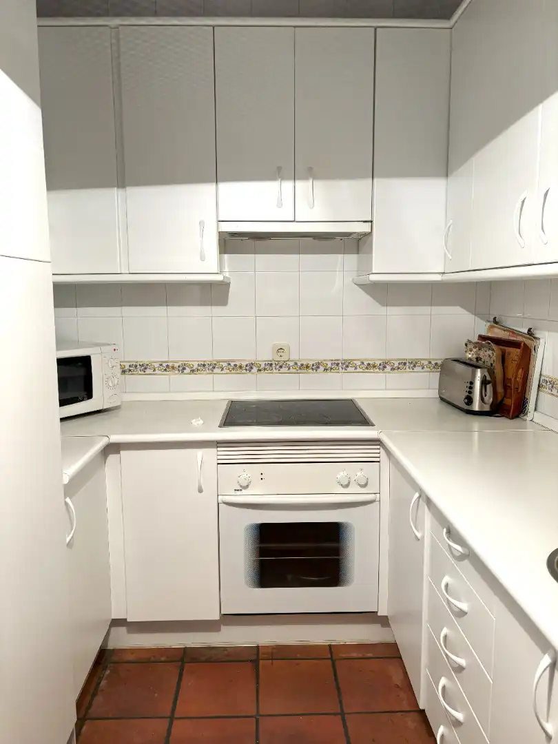Cocina de Casa adosada en venta en Real Sitio de San Ildefonso con Calefacción, Jardín privado y Parquet