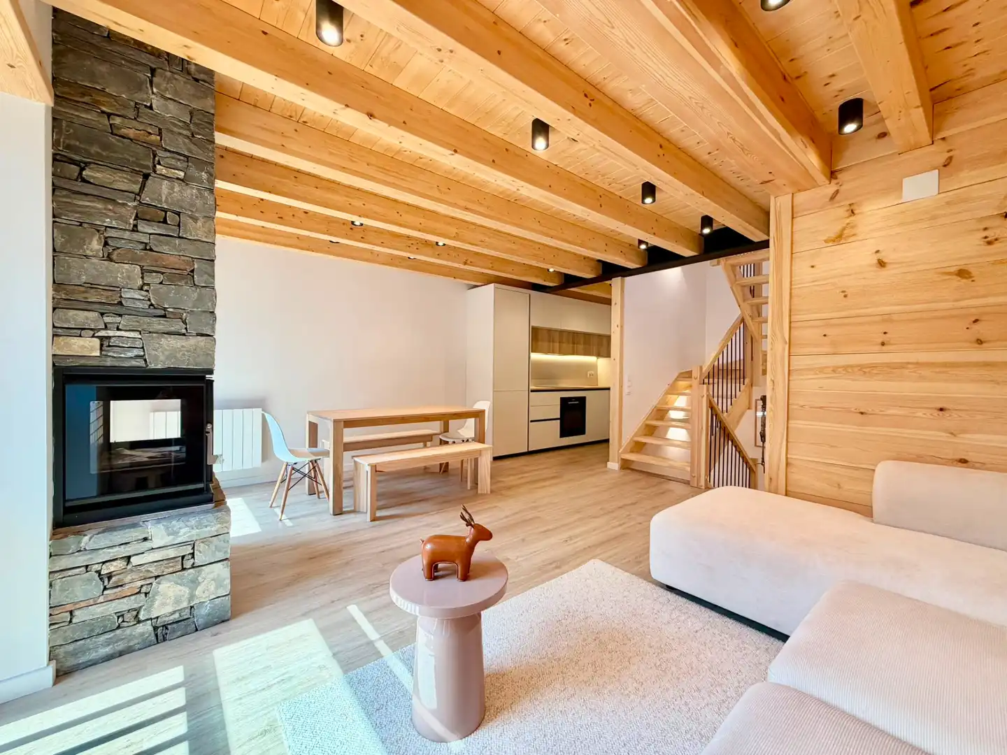 Living room of Duplexes for sale in Naut Aran  with Heating, Furnished and Balcony