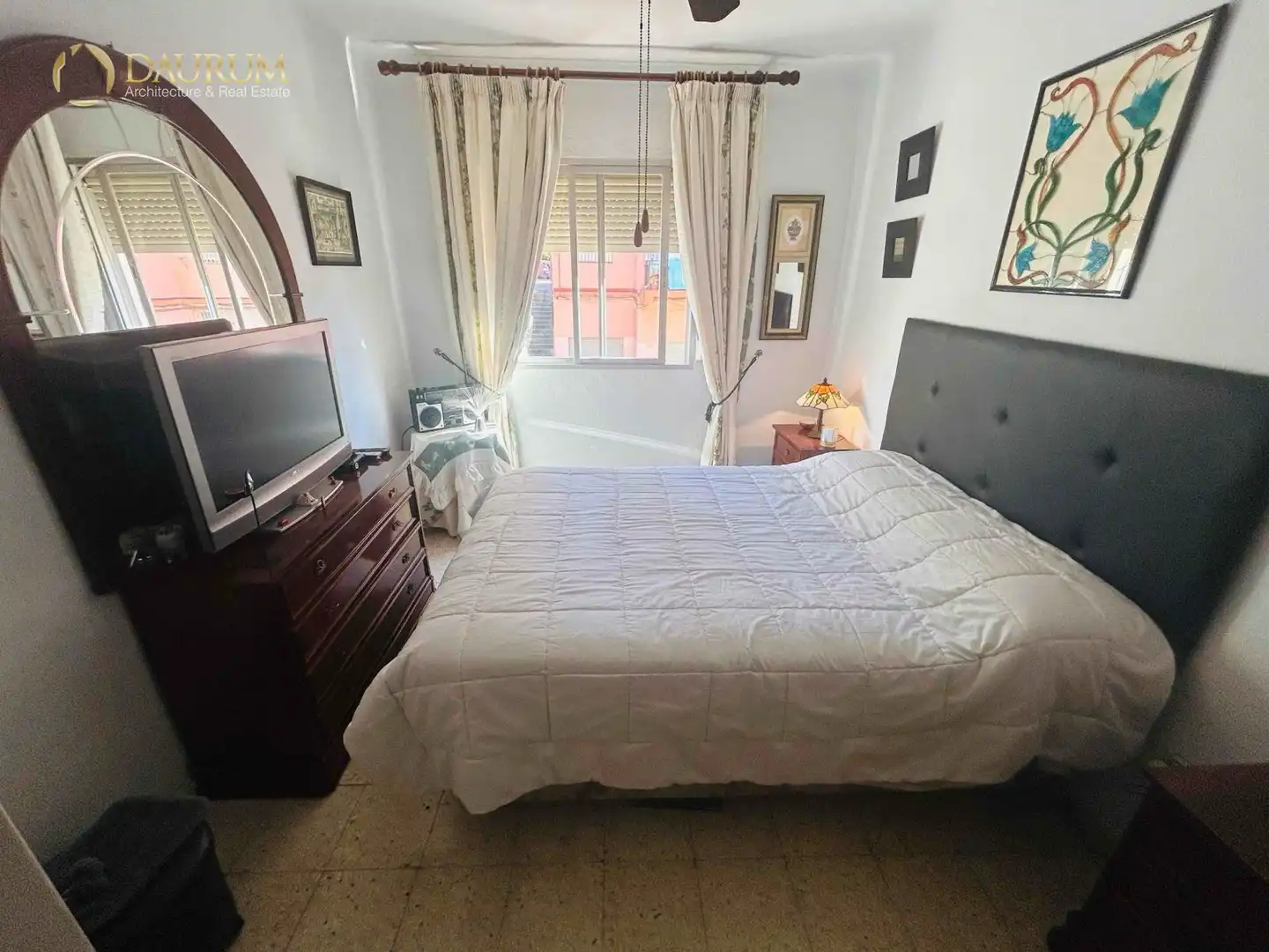 Bedroom of Flat for sale in Málaga  with Air Conditioner, Heating and Furnished