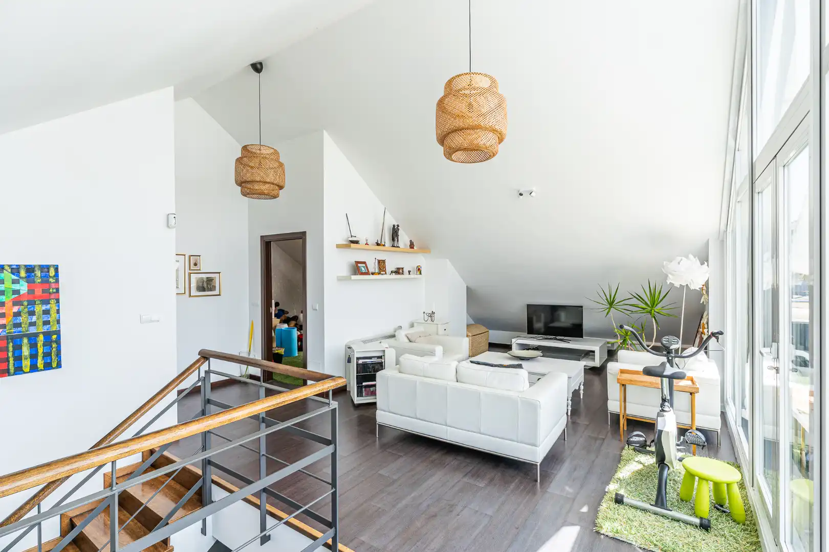 Living room of Detached homes for sale in Las Rozas de Madrid  with Air Conditioner, Heating and Private garden