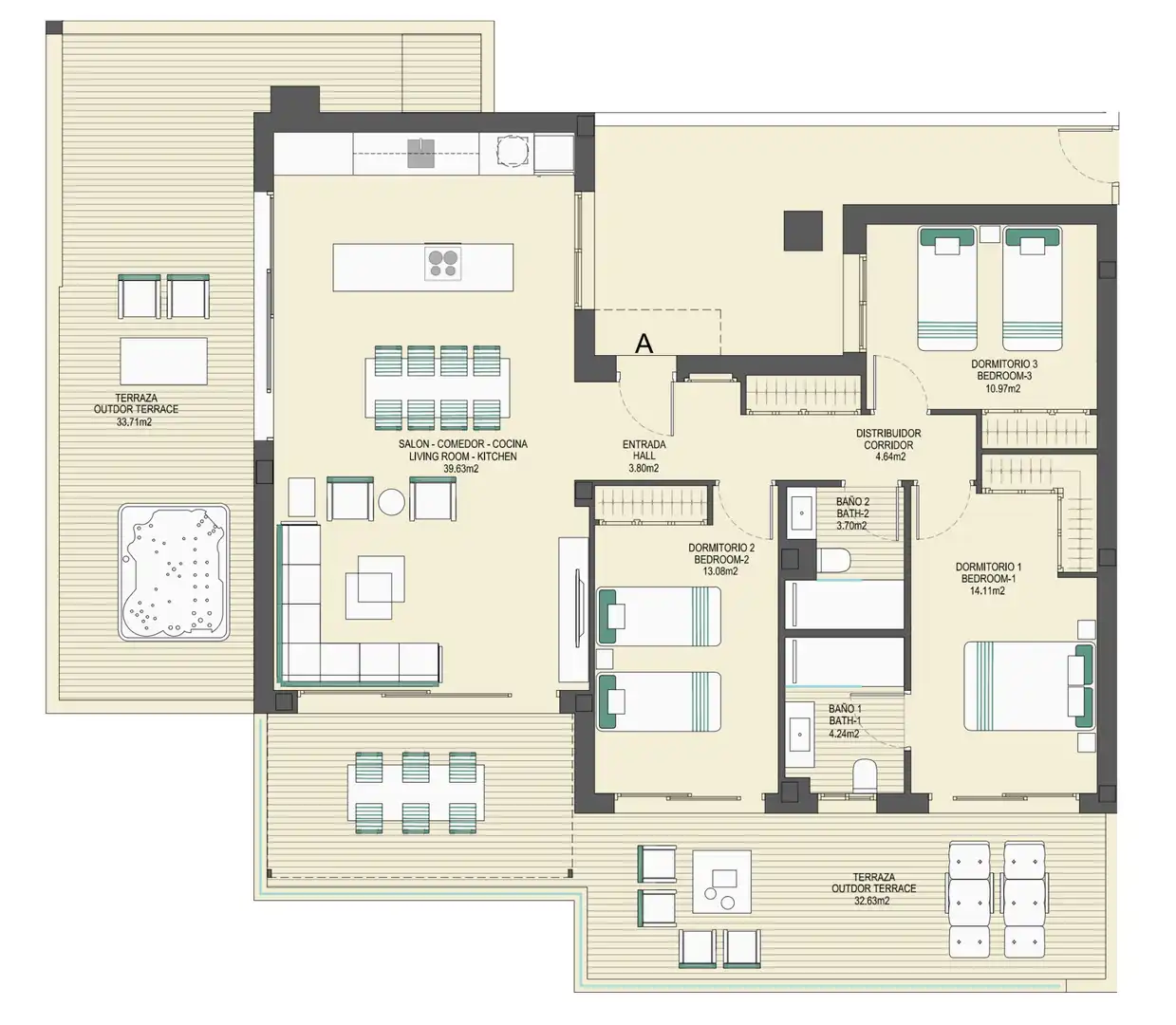 Apartment mit Pool zum Verkauf in Bahía de Casares, imagen 18