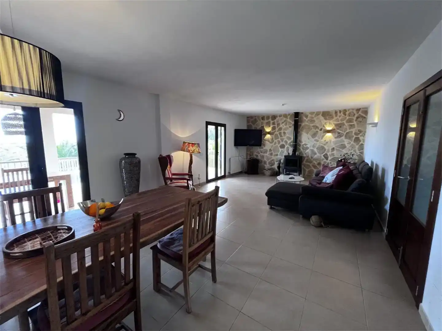 Wohnzimmer von Wohnung zur Miete in S'Alquería Blanca - Calonge