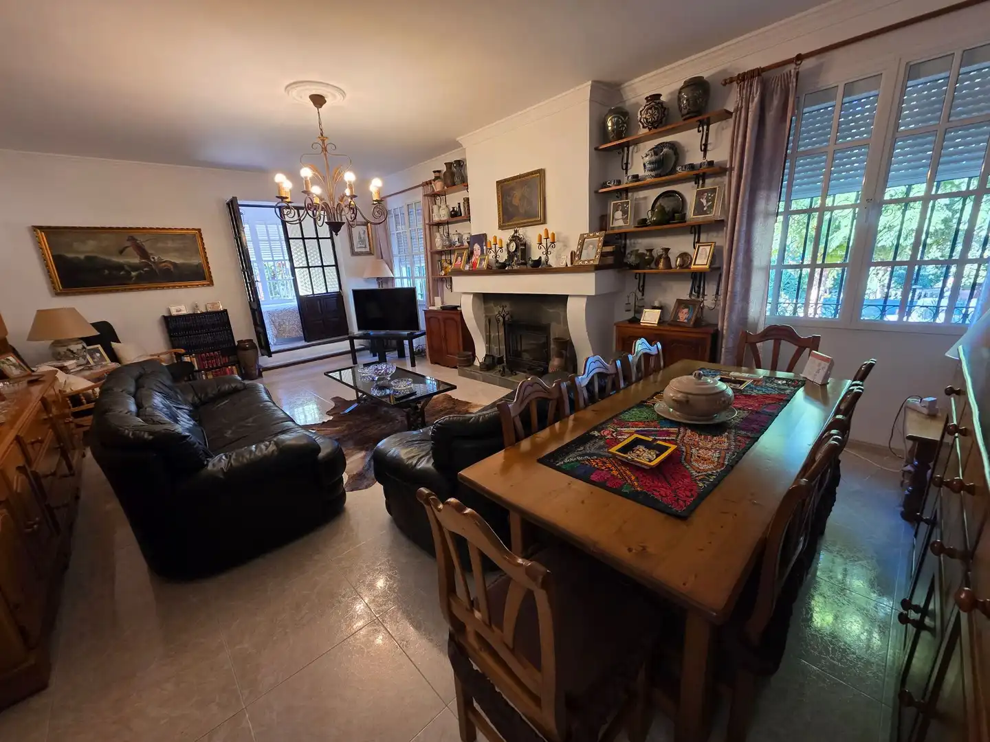 Comedor de Casa o chalet en venta en Alhaurín El Grande con Aire acondicionado, Calefacción y Jardín privado
