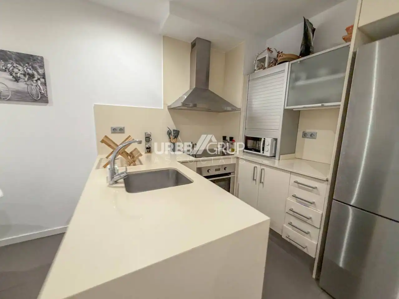 Kitchen of Flat for sale in Terrassa  with Air Conditioner, Heating and Private garden