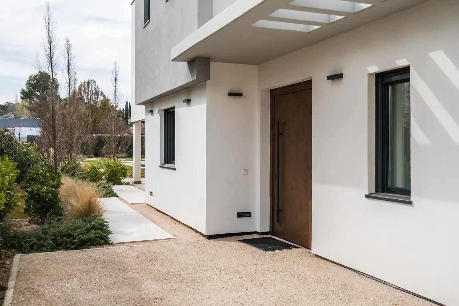 Exterior view of Houses for sale in Villanueva de la Cañada  with Air Conditioner, Heating and Private garden