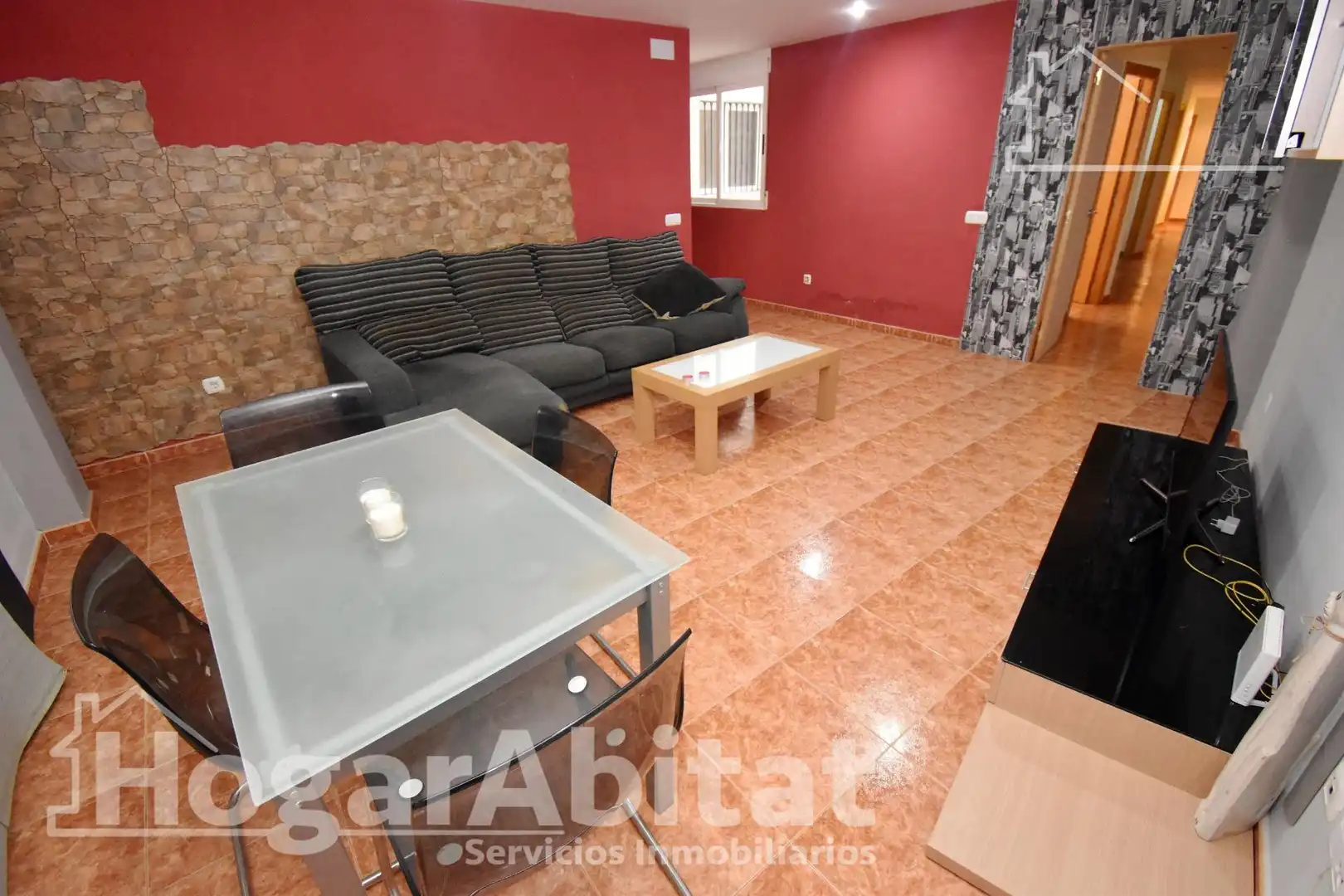 Sala d'estar de Pis en venda en Sant Joan de Moró amb Terrassa, Traster i Moblat