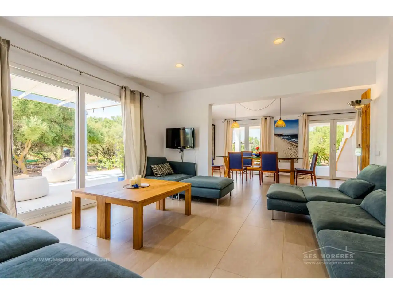 Sala d'estar de Finca rústica en venda en Ciutadella de Menorca amb Calefacció, Jardí privat i Terrassa