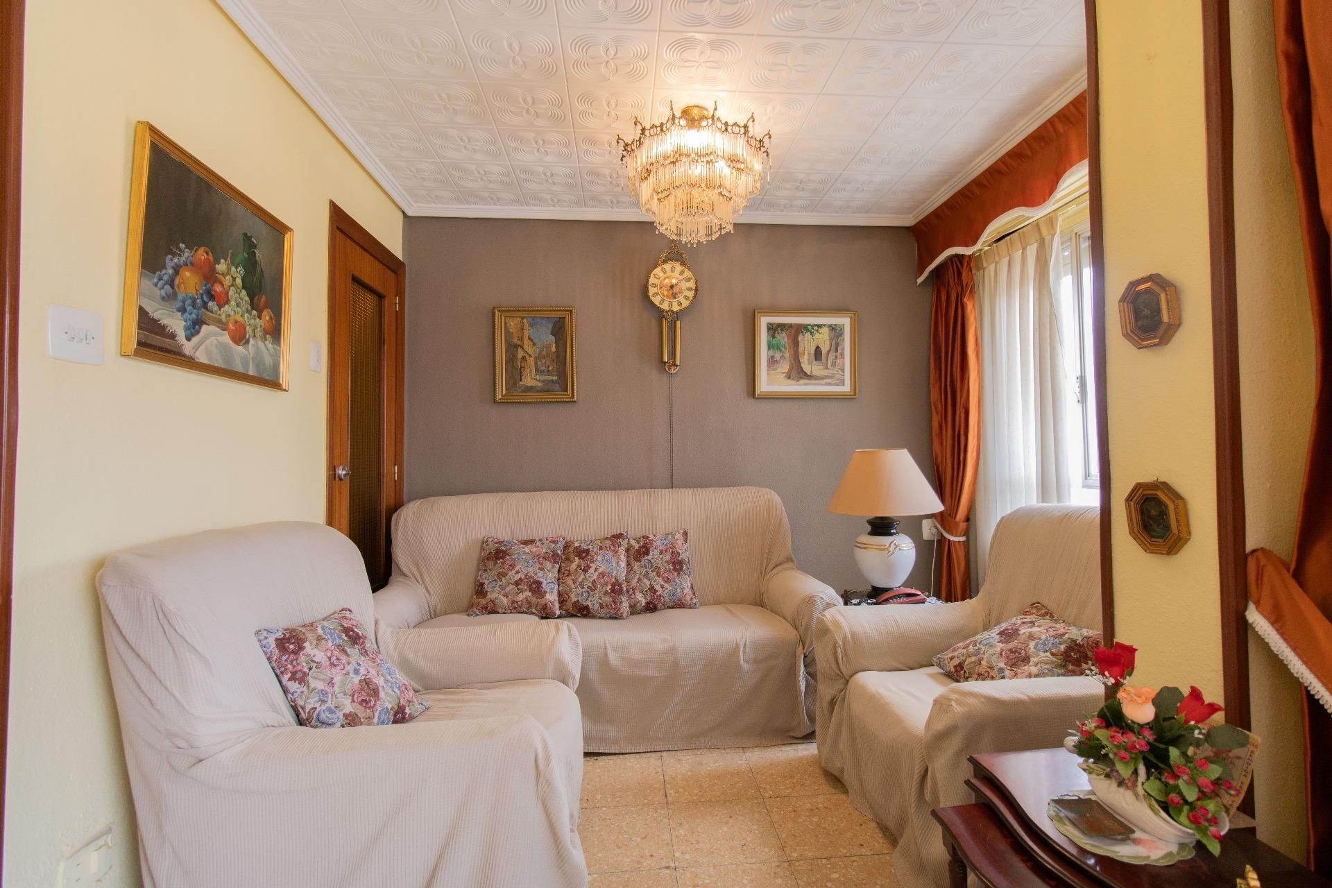 Living room of Flat for sale in  Valencia Capital  with Terrace