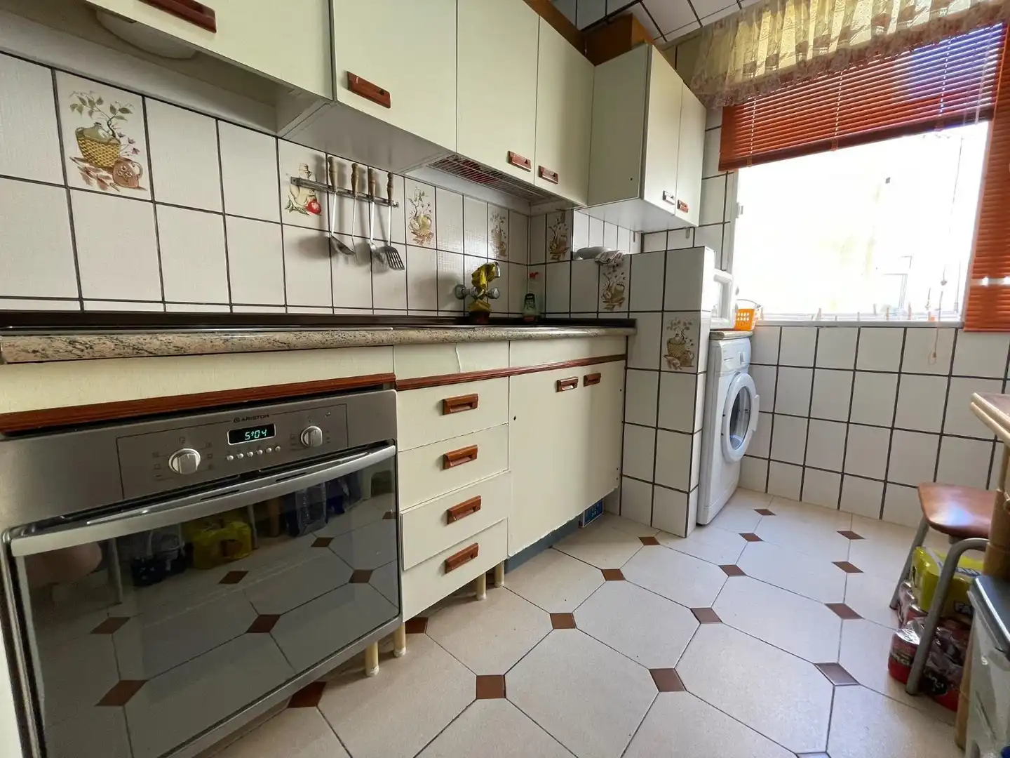 Kitchen of Flat for sale in Águilas  with Terrace, Furnished and Balcony