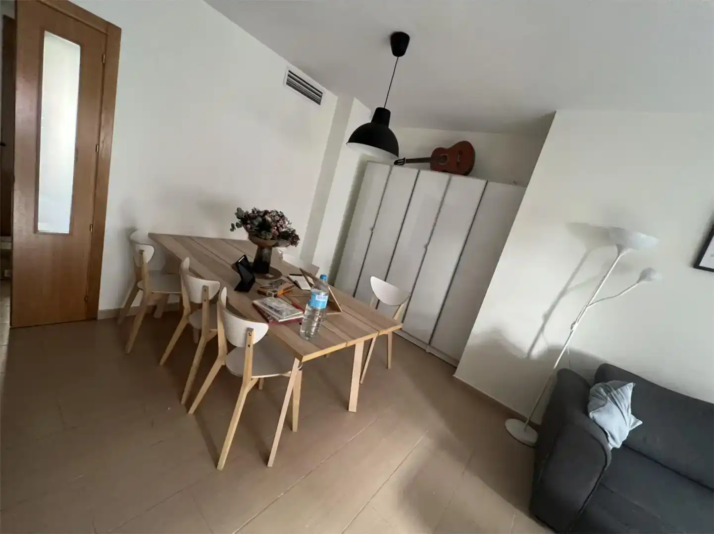 Comedor de Piso para compartir en Murcia con Aire acondicionado, Amueblado y Horno