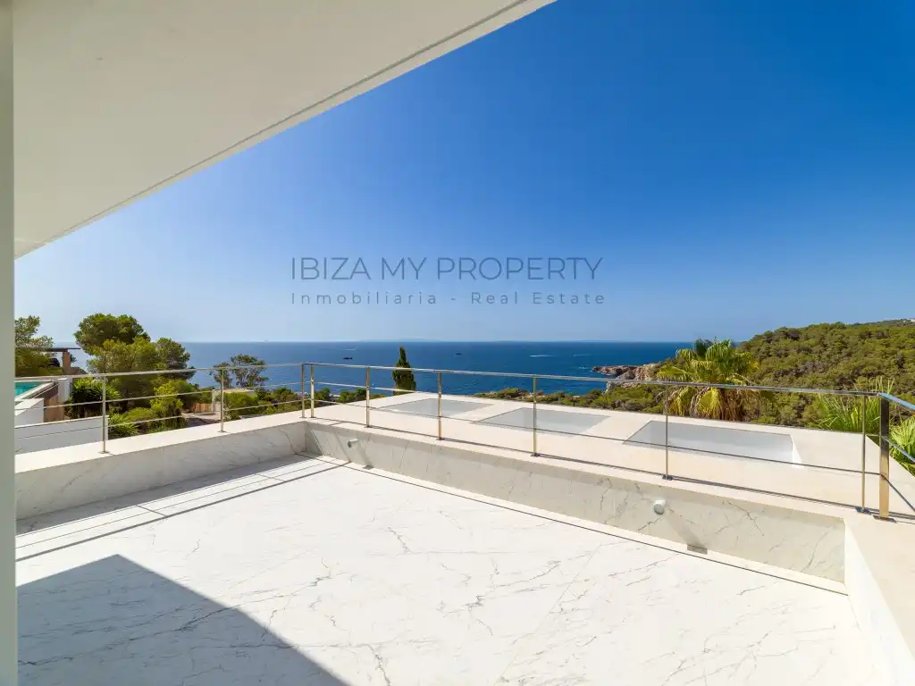 Terraza de Casa o chalet en venta en Santa Eulària des Riu con Aire acondicionado, Trastero y Piscina