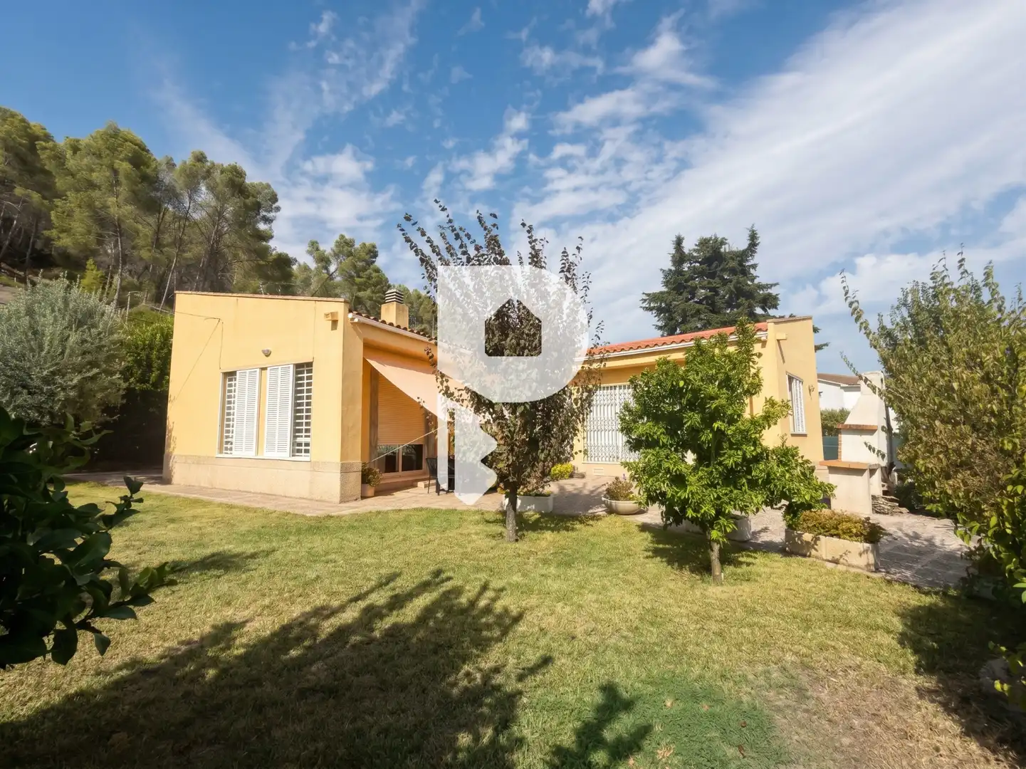 Exterior view of Houses for sale in Cervelló  with Air Conditioner, Heating and Private garden