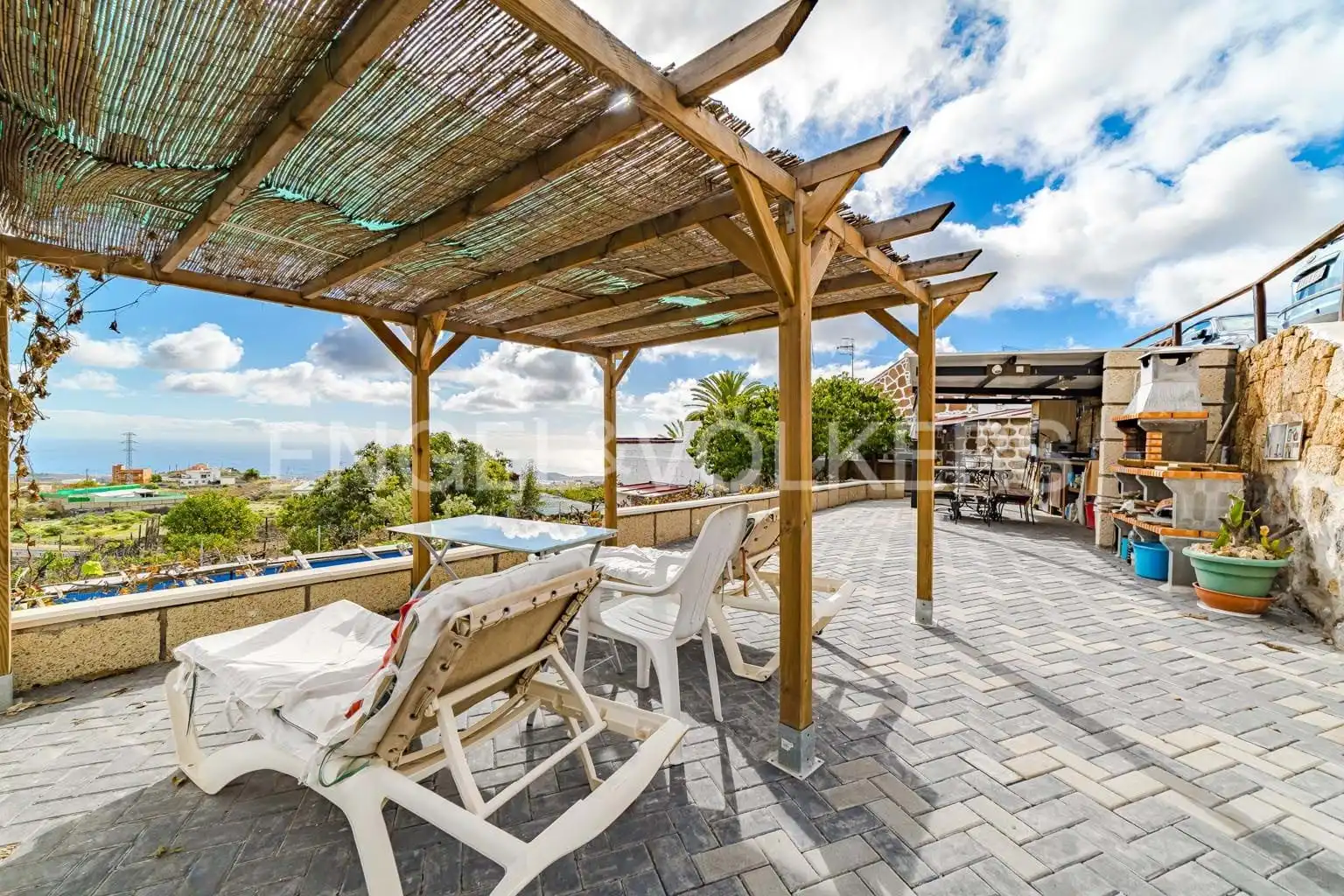 Terrace of Houses for sale in Granadilla de Abona  with Terrace, Swimming Pool and Furnished