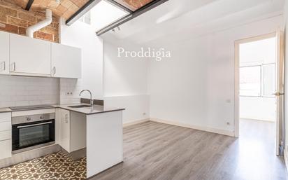 Kitchen of Attic for sale in  Barcelona Capital  with Air Conditioner, Heating and Terrace