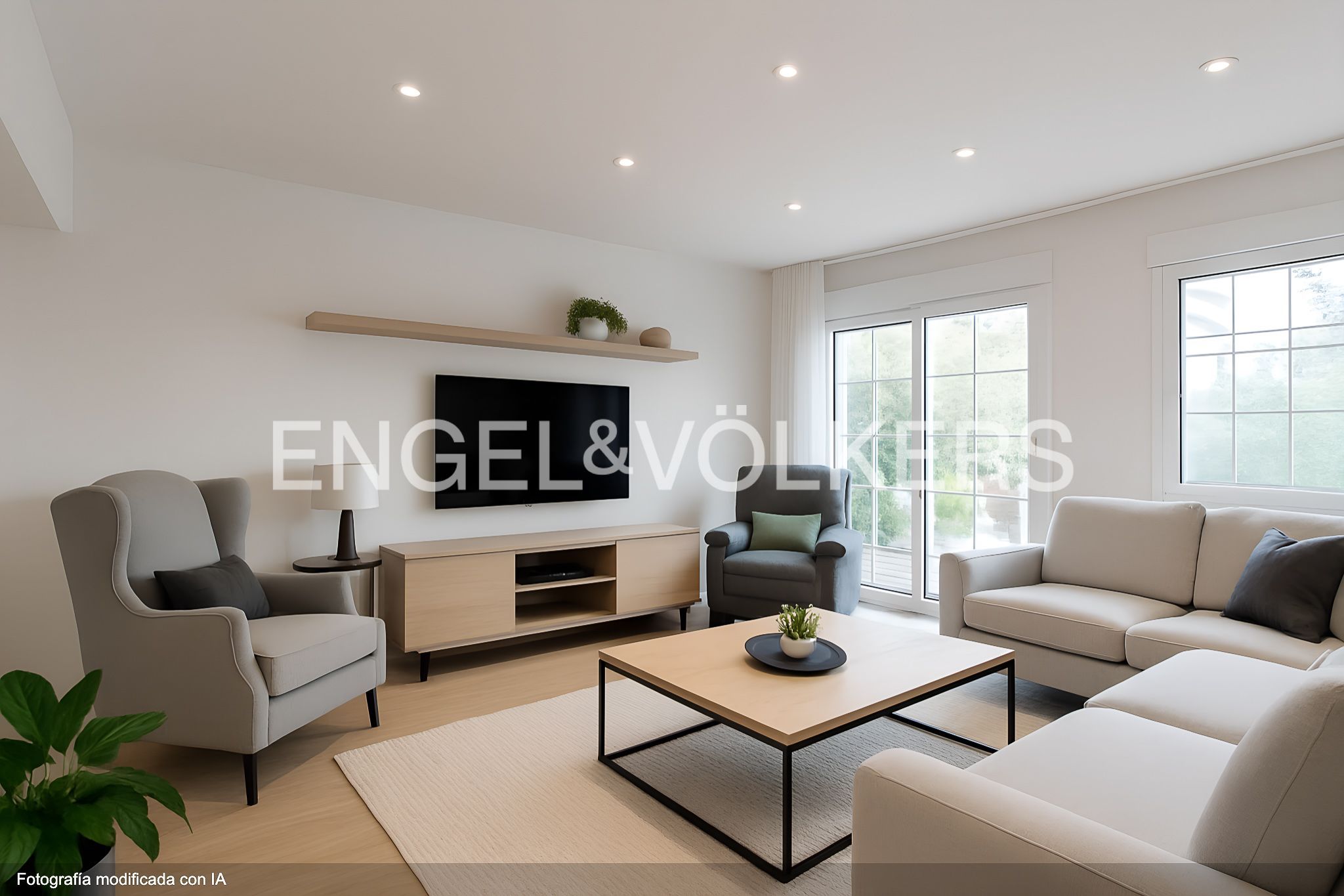 Sala d'estar de Casa o xalet en venda en Majadahonda amb Aire condicionat, Calefacció i Jardí privat