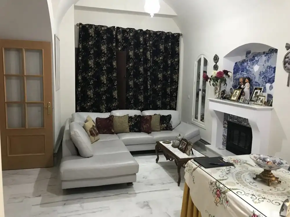 Living room of Flat for sale in Lora del Río  with Air Conditioner, Heating and Furnished