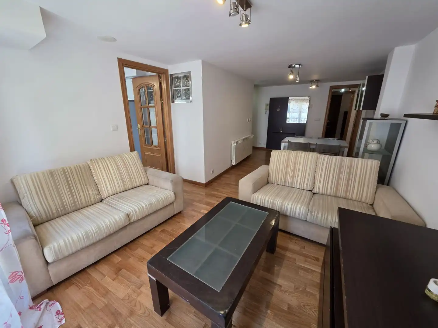 Sala d'estar de Apartament en venda en A Coruña Capital  amb Calefacció