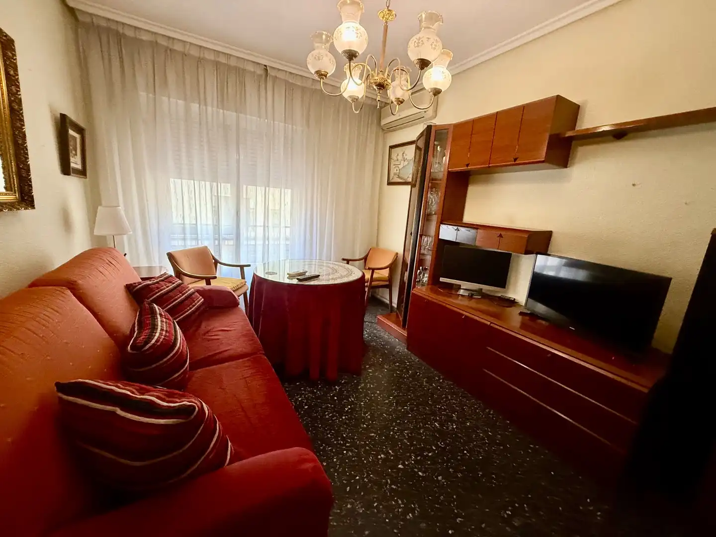 Living room of Flat for sale in Ciudad Real  with Air Conditioner, Heating and Furnished