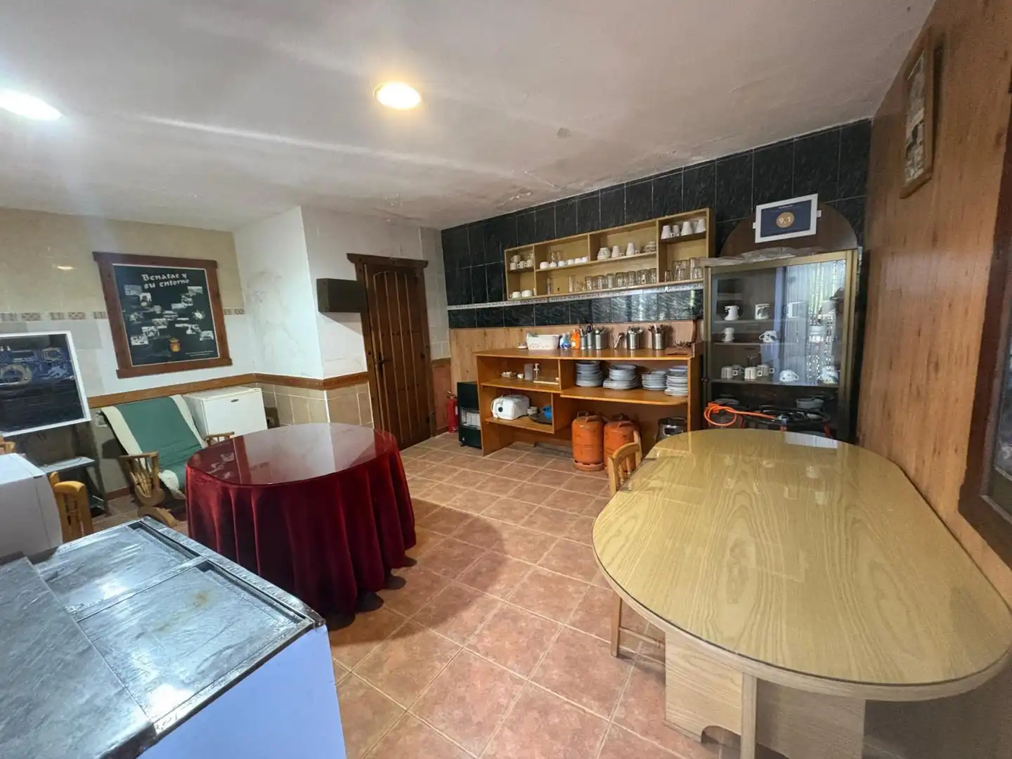 Cocina de Finca rústica en venta en Benatae con Calefacción, Jardín privado y Piscina