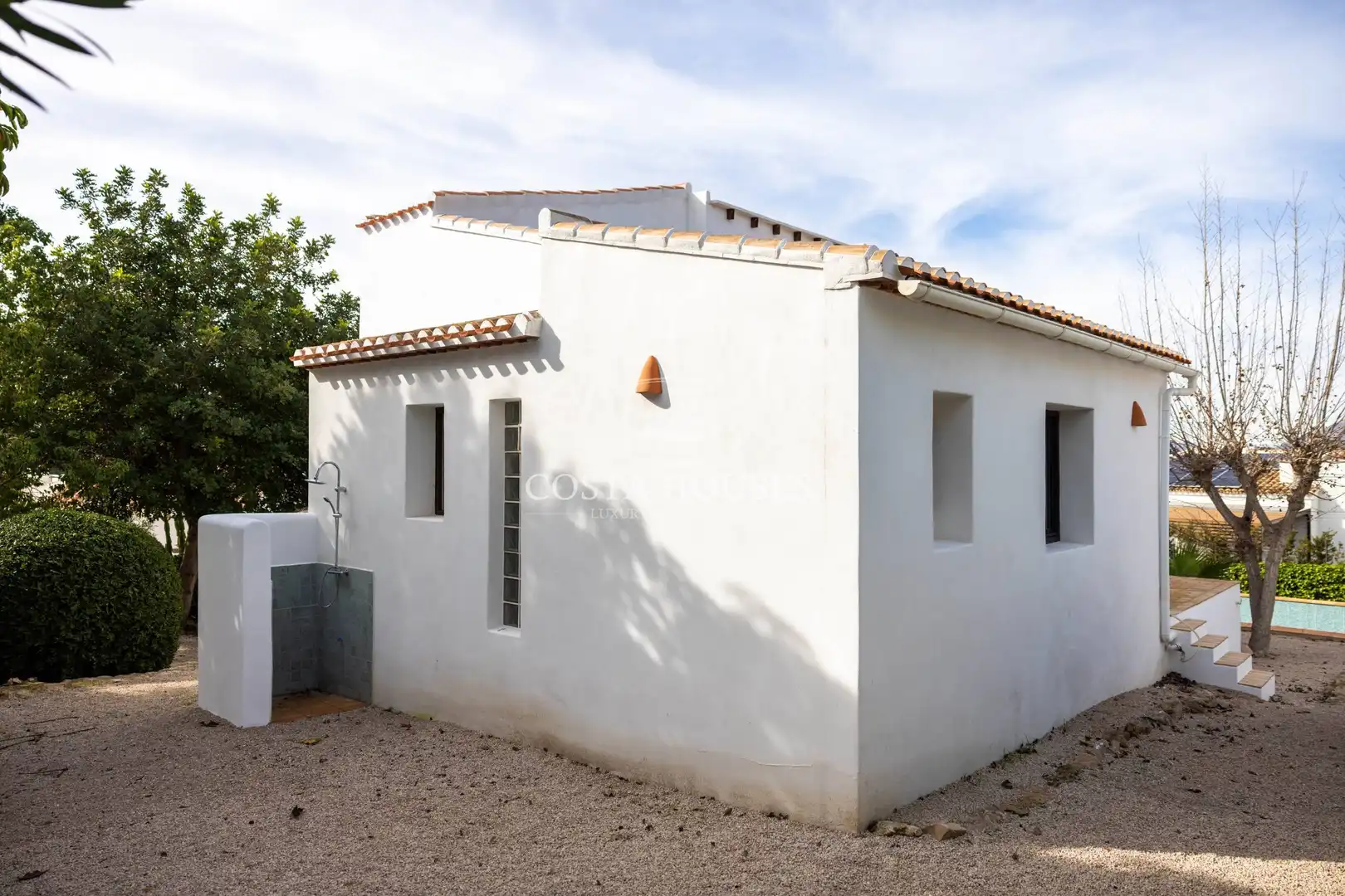 Exterior view of Houses for sale in Jávea / Xàbia  with Air Conditioner, Private garden and Terrace