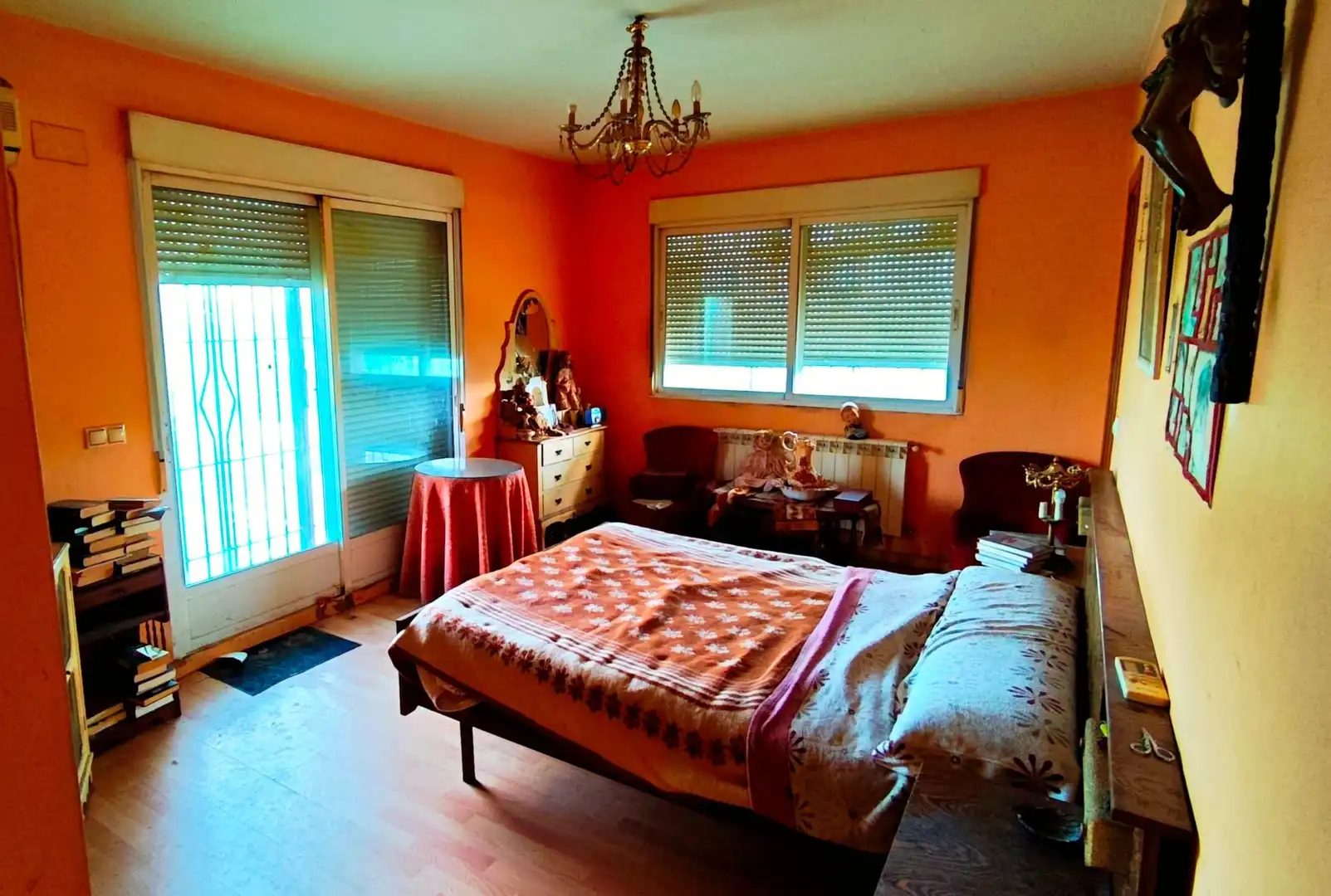 Habitación de Finca rústica en venta en Carcaboso con Aire acondicionado, Calefacción y Jardín privado