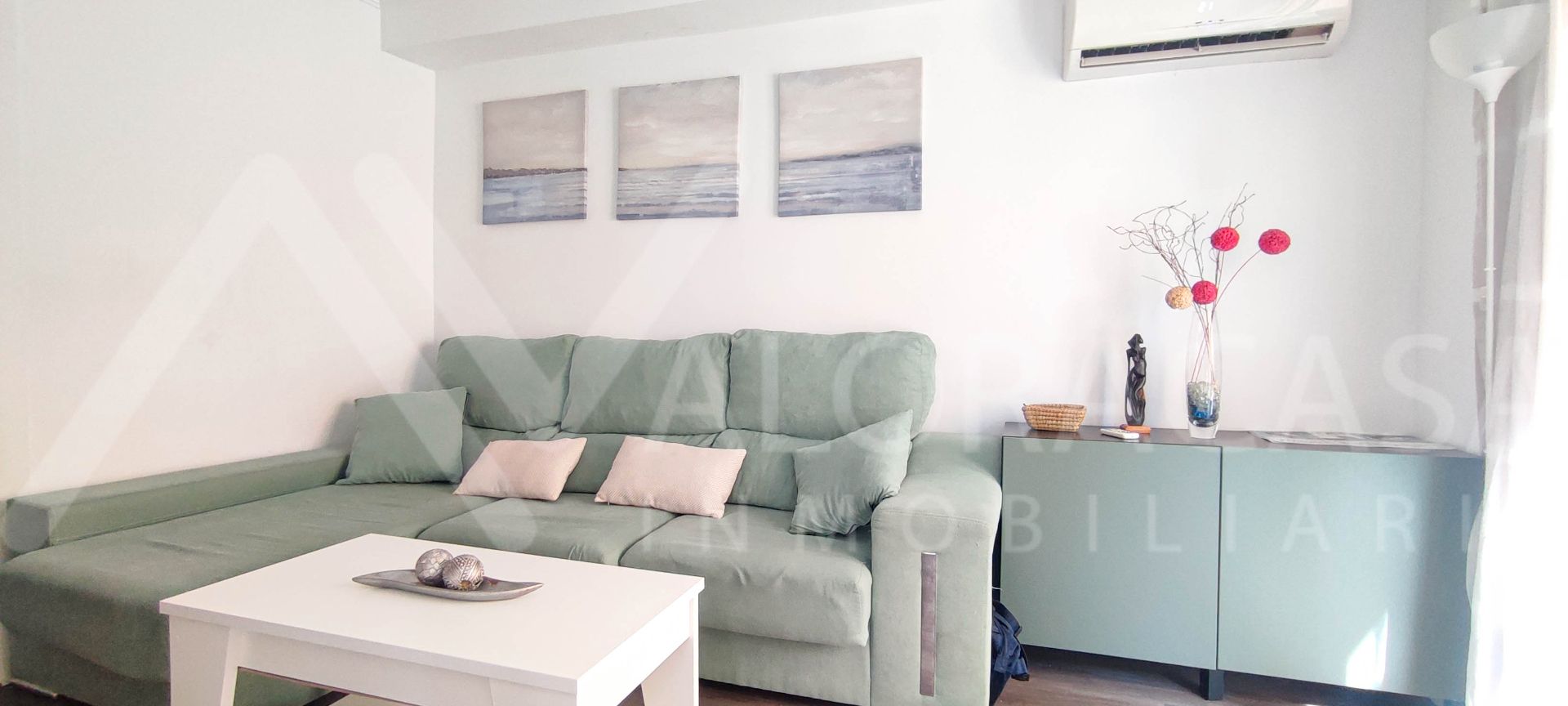 Living room of Flat to rent in Málaga Capital  with Air Conditioner, Furnished and Oven
