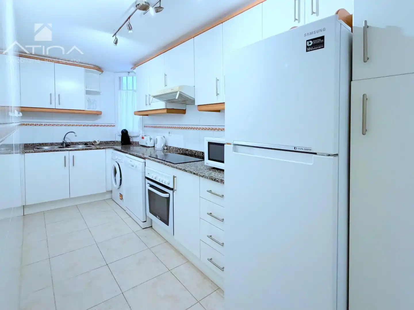 Cocina de Apartamento en venta en Jávea / Xàbia con Aire acondicionado, Calefacción y Jardín privado
