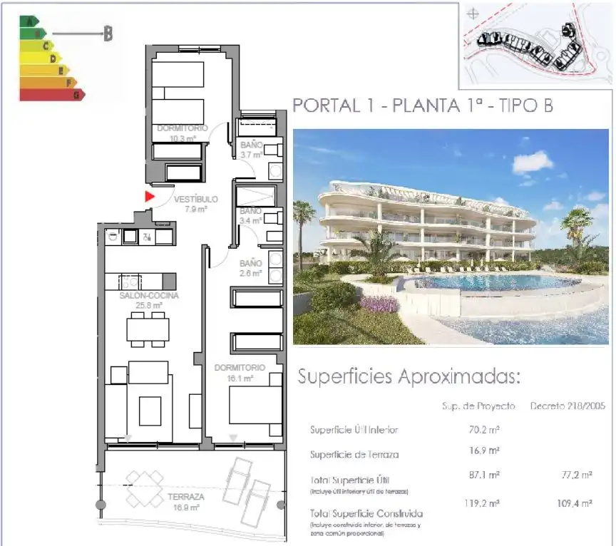Apartment mit Terrasse zum Verkauf in Puerto Deportivo, imagen 13