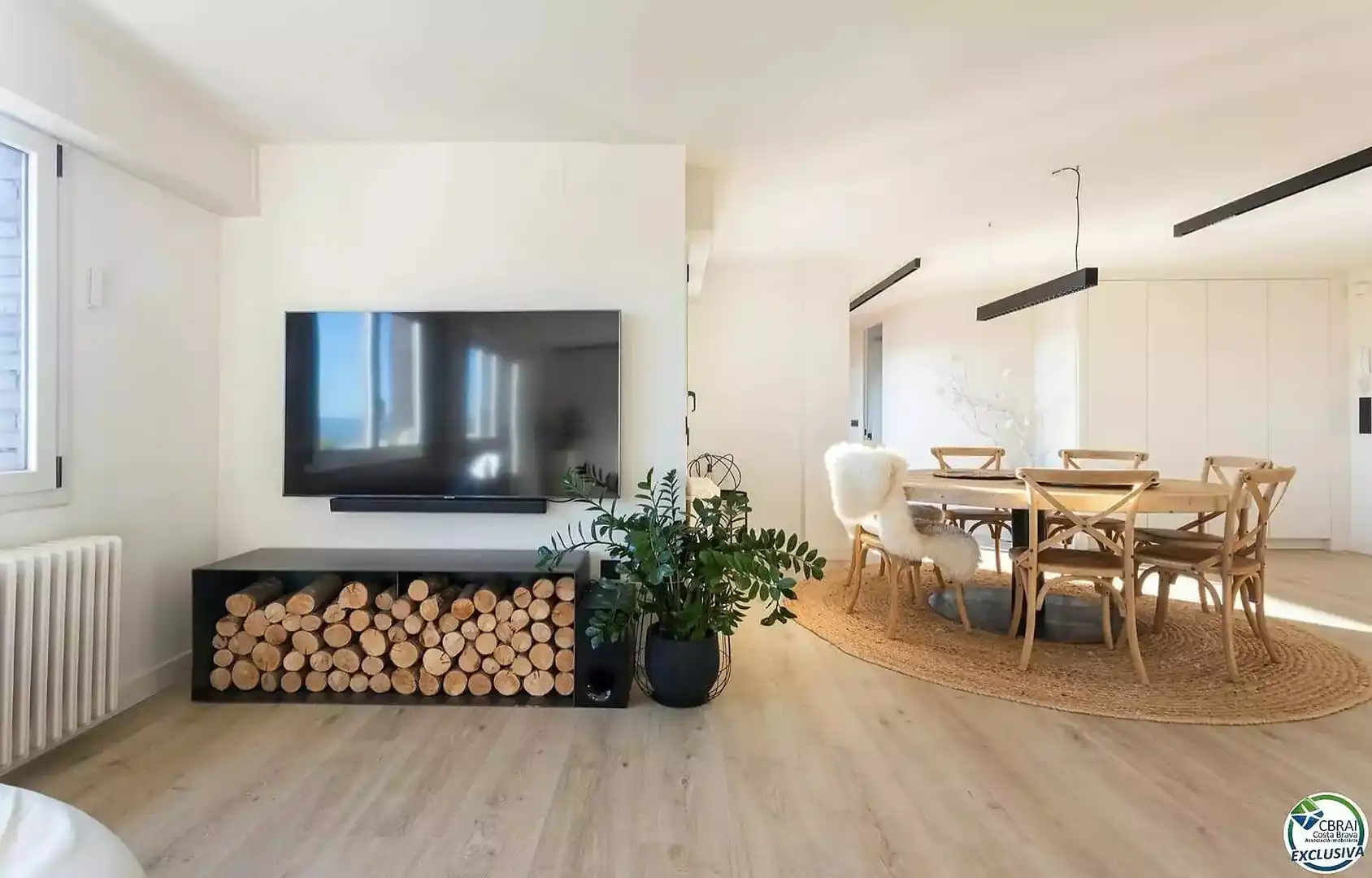 Sala de estar de Piso en venta en Figueres con Aire acondicionado, Calefacción y Terraza