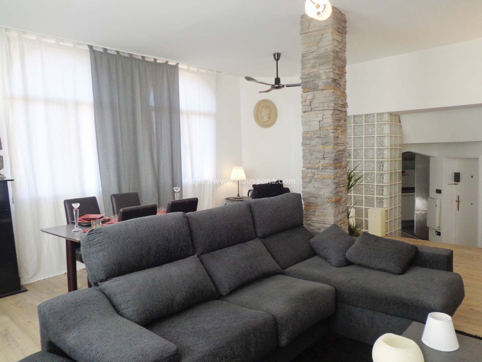Living room of Attic for sale in Bilbao 