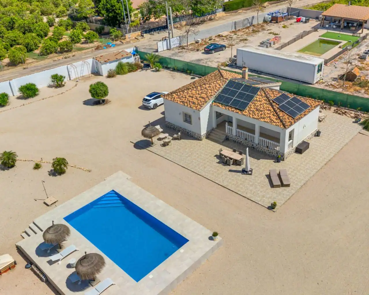 Swimming pool of Houses for sale in Orihuela  with Air Conditioner, Heating and Terrace