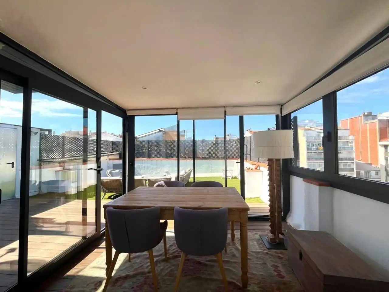 Terrace of Flat for sale in Girona  with Air Conditioner, Heating and Terrace