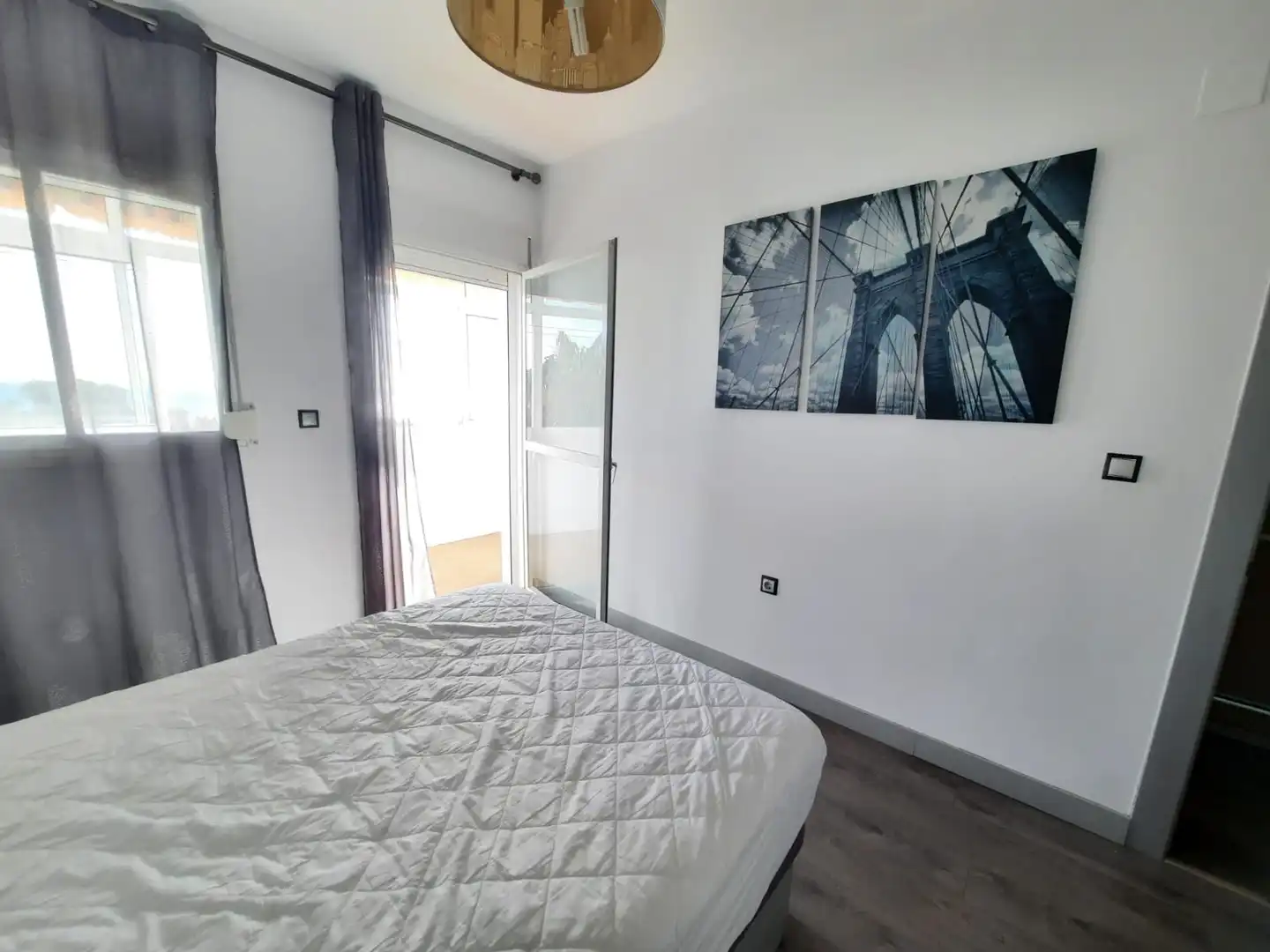 Bedroom of Attic for sale in Torremolinos  with Air Conditioner, Terrace and Furnished