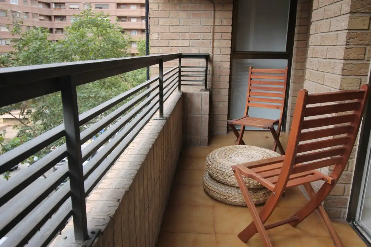 Terrassa de Pis de lloguer en Valencia amb Aire condicionat, Parquet i Terrassa