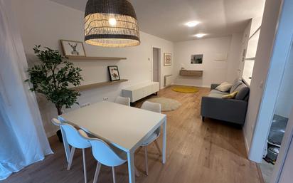 Living room of Apartment to rent in Almacelles  with Heating, Parquet flooring and Furnished