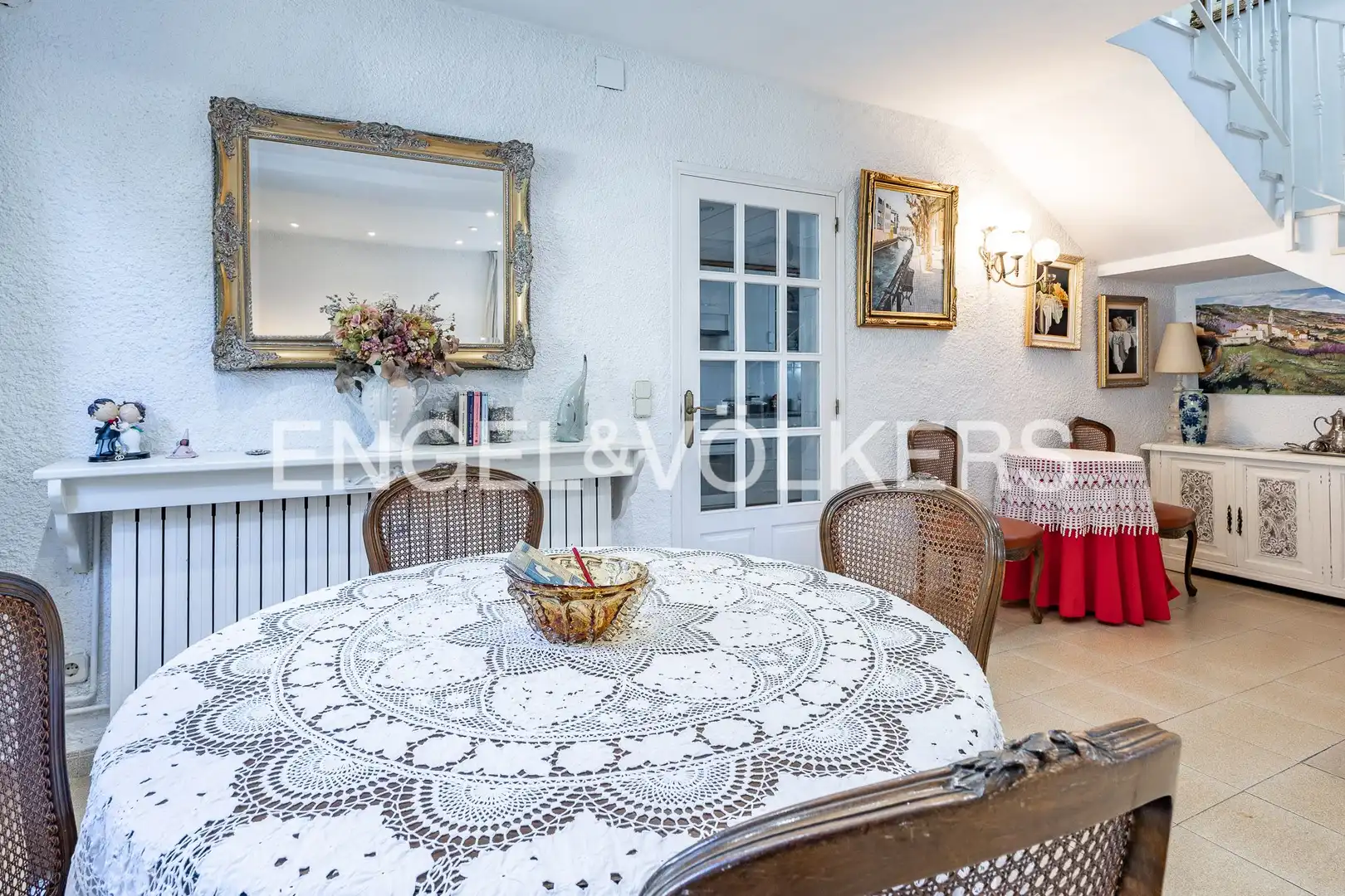 Dining room of Houses for sale in Sant Cugat del Vallès  with Air Conditioner, Heating and Private garden